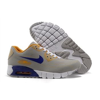 Nike Air Max 90 Unisex Gray Blue Running Shoes New Zealand